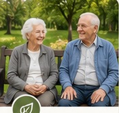 Seniorzy podczas spaceru